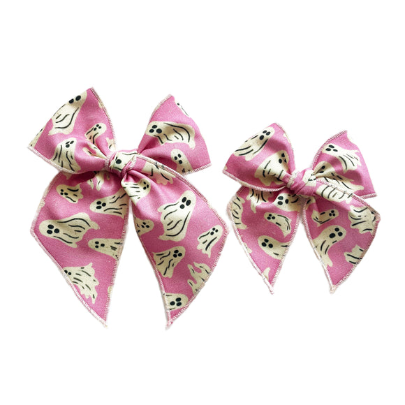 Pink Ghost Elle Bow