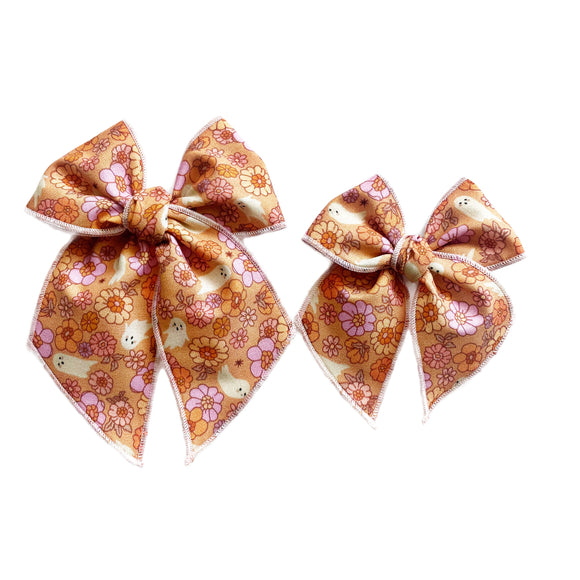 Floral Ghosts Elle Bow