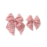 Vintage Pink Plaid Elle Bow