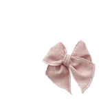 Pink Confetti Linen Elle Bow