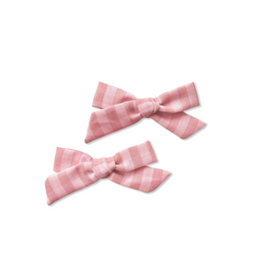 Vintage Pink Plaid Madison Pigtail Set